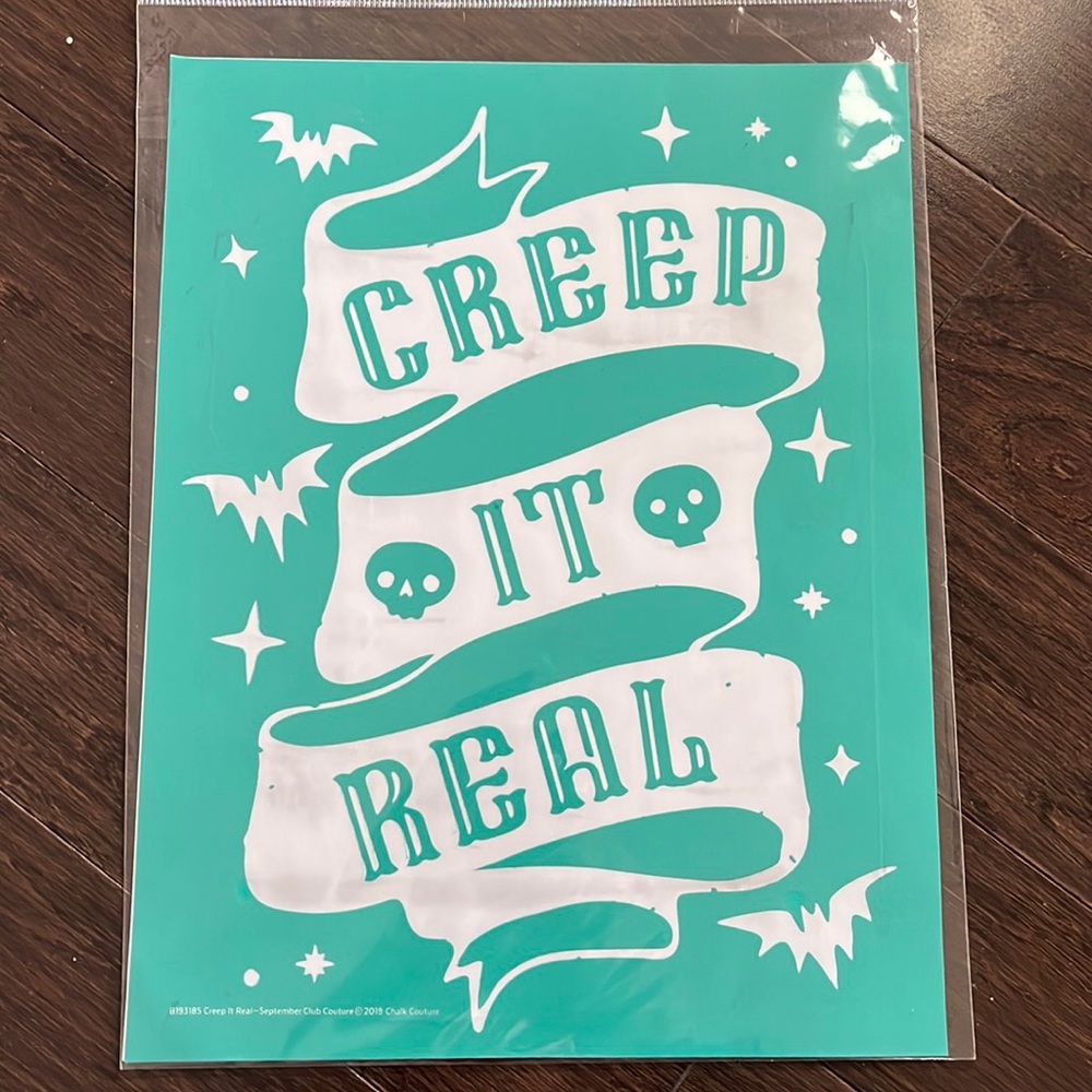 Chalk Couture Transfer - Creep It Real-September Club Couture